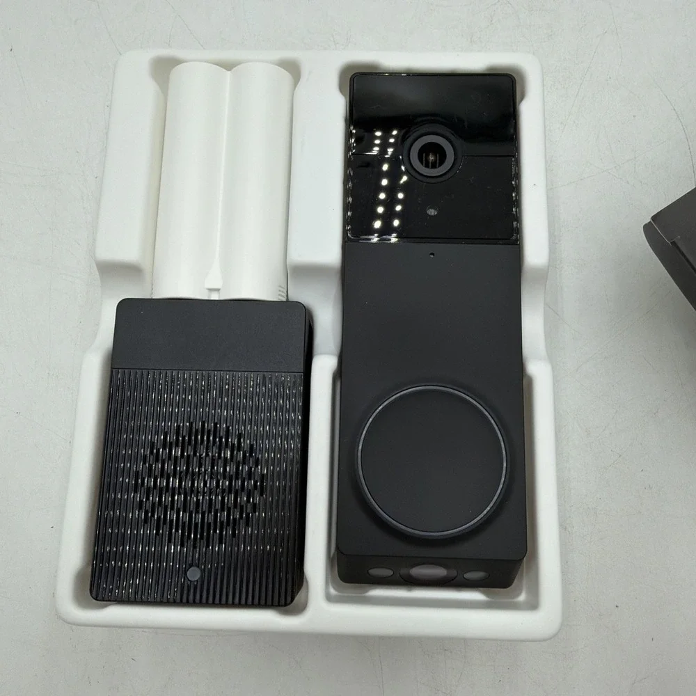 Wyze Duo Cam Battery Doorbell + Wi-Fi Chime, Black Tested
